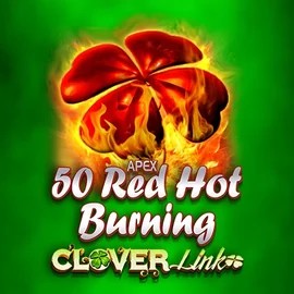 50 Red Hot Burning Clover Links logo – Slots by Novomatic at Prive Casino