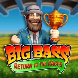 Big Bass Return to the Races logo – Slots by Pragmatic Play at Prive Casino