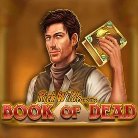 Book of Dead online game logo by Play'n GO on privecasinoo.com