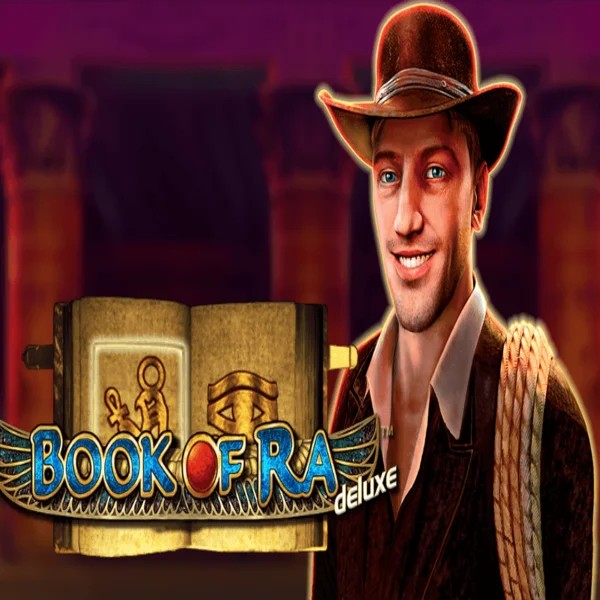 Book of Ra Deluxe logo by Novomatic Prive Casino