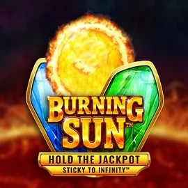 Burning Sun slot logo by Wazdan at Prive Casino