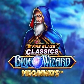Try Fire Blaze Blue Wizard Megaways slot by Rarestone Gaming on privecasinoo.com – logo image