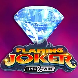 Flaming Joker Link and Win online game logo by Barstruck on privecasinoo.com