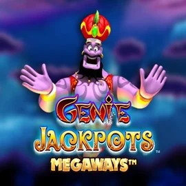 Genie Jackpots Megaways online game logo by Blueprint Gaming on privecasinoo.com