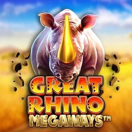 Great Rhino Megaways slot visual from Pragmatic Play available on privecasinoo.com