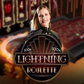 Lightning Roulette game by Evolution – logo hosted on Prive Casino