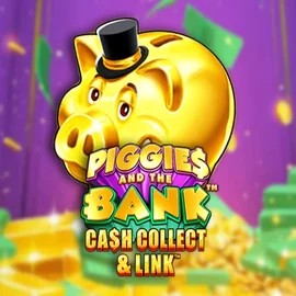 Piggies And The Bank Cash Collect &amp; Link slot visual from Origins available on privecasinoo.com