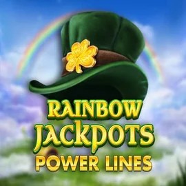Rainbow Jackpots Power Lines logo by Red Tiger Gaming Prive Casino