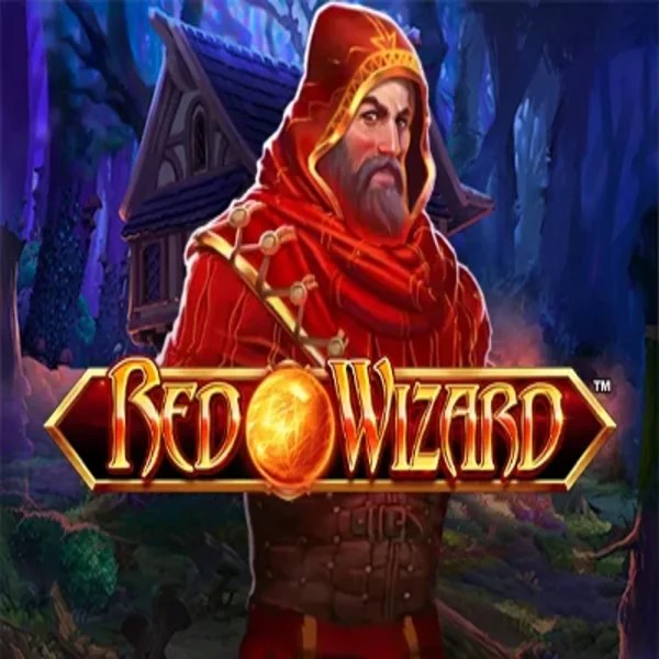 Red Wizard slot logo by Rarestone Gaming at Prive Casino