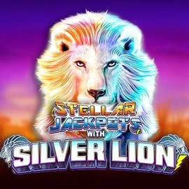 Stellar Jackpots with Silver Lion by Lightning Box Game, showcased at privecasinoo.com – game logo