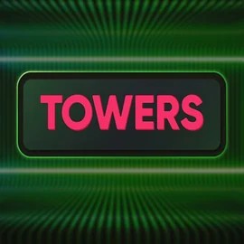 Towers slot logo by Turbo Games at Prive Casino